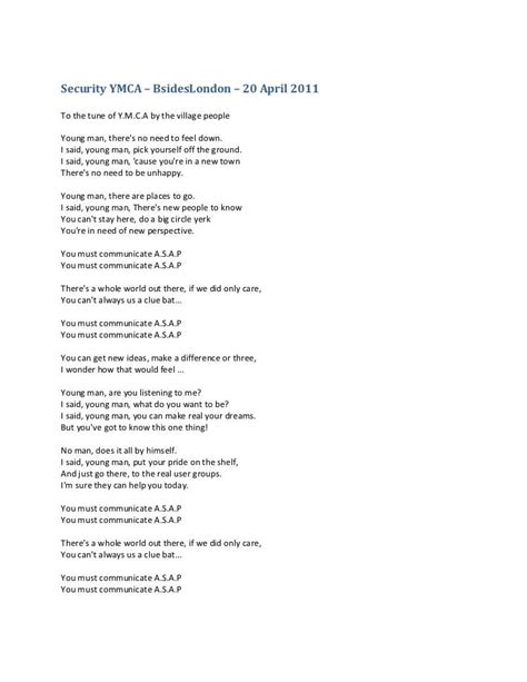 words to ymca song lyrics.